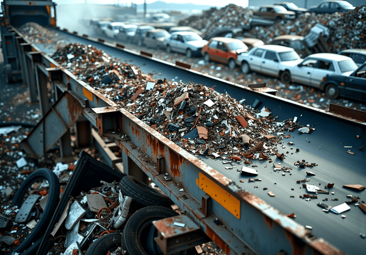 Fluent conveyors Automotive recycling