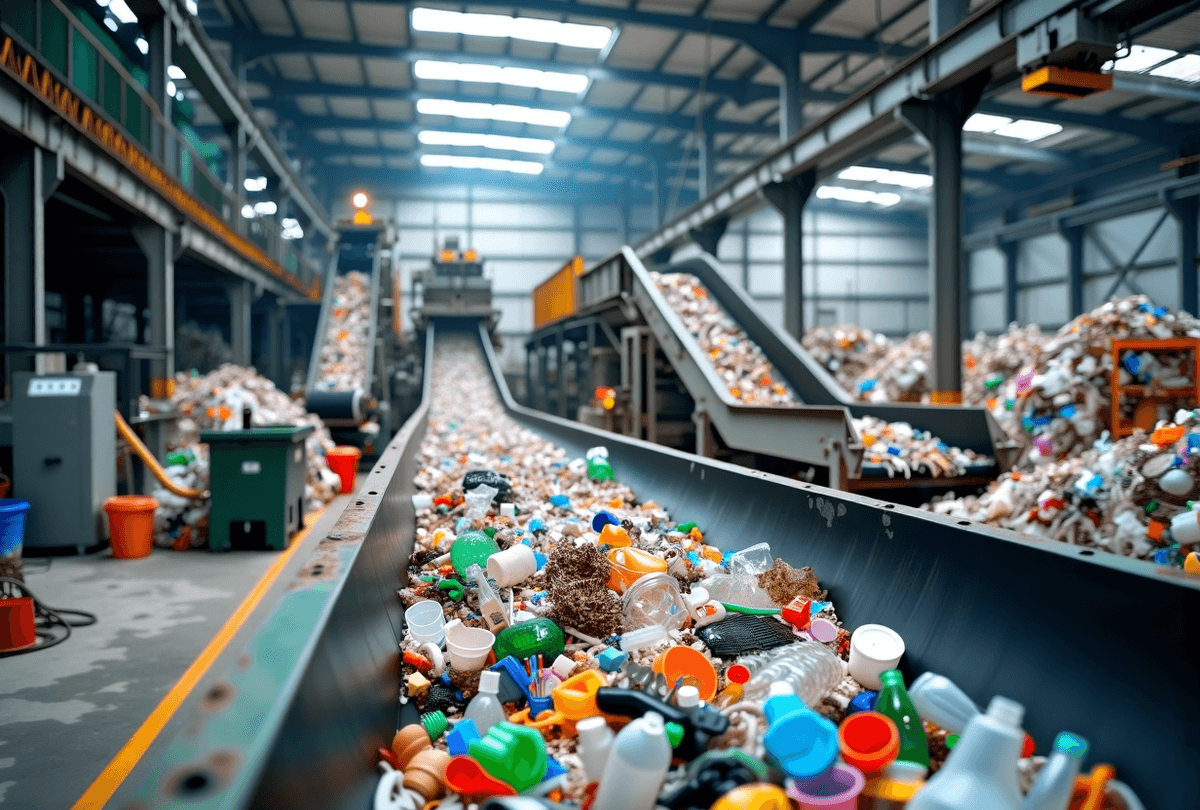 Fluent Conveyors Plastics recycling