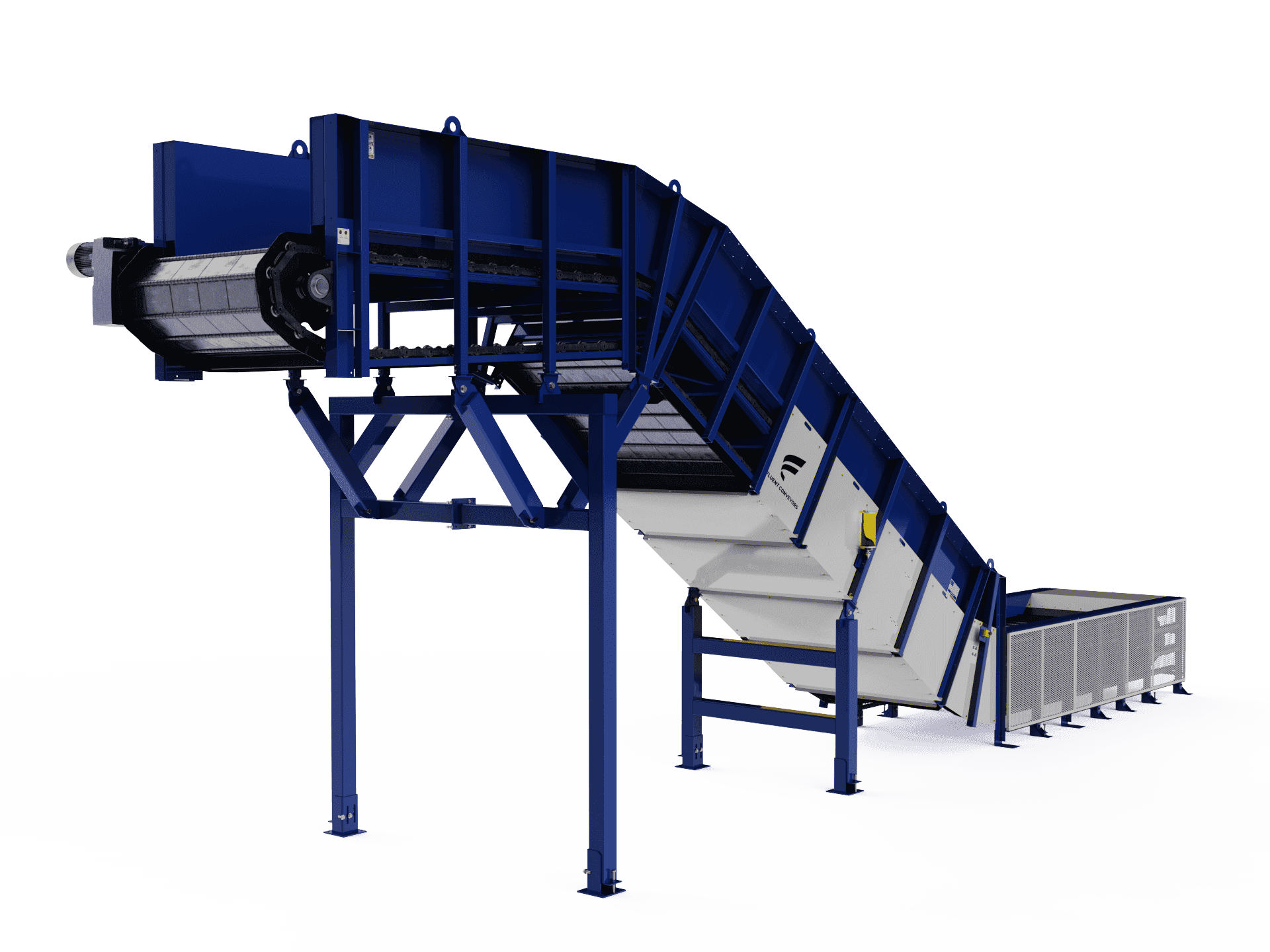 Roller chain conveyors
