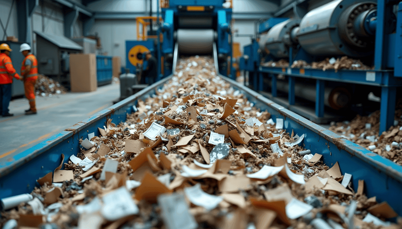 Paper recycling