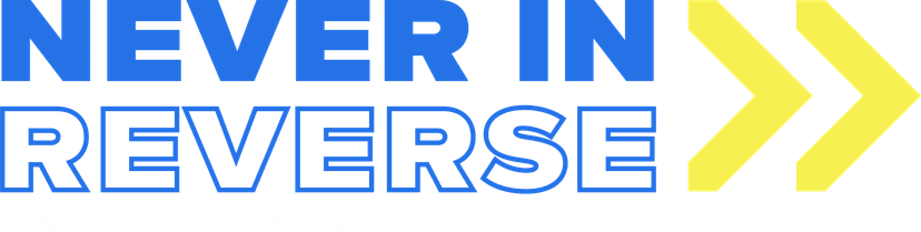 Never in Reverse Logo