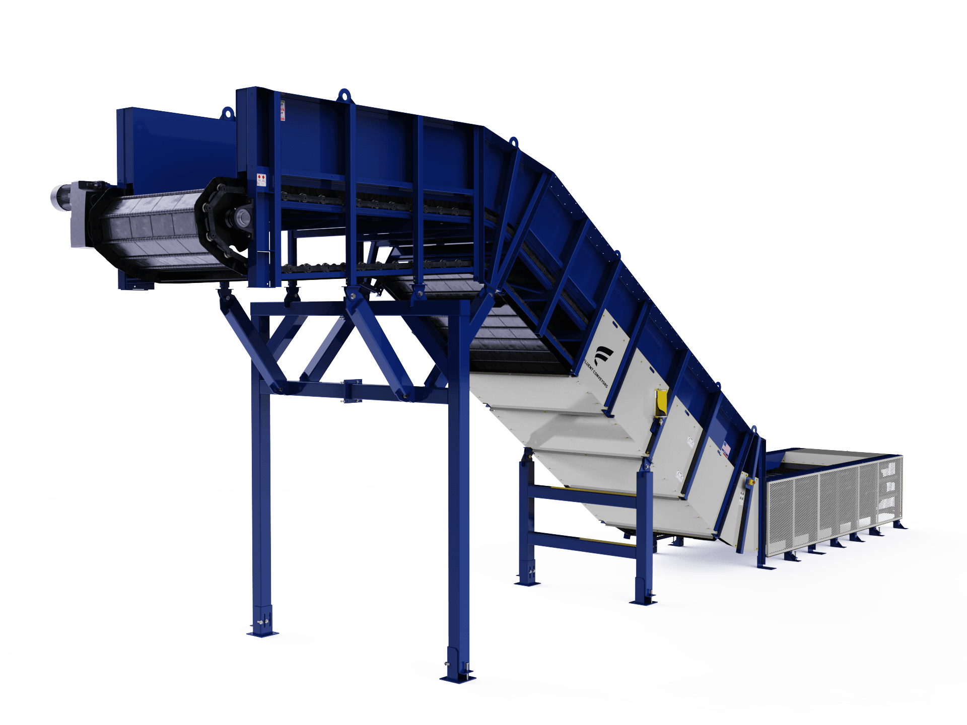 Fluent Conveyors Product Extreme Heavy Duty Roller Chain Conveyors